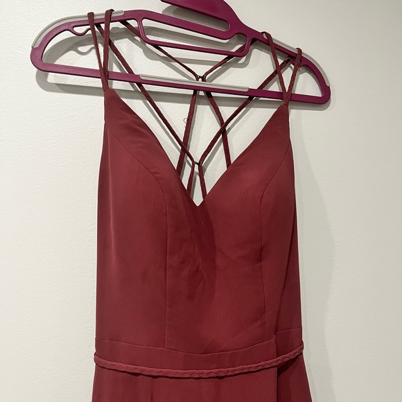Sorella Vita Bridesmaid Dress in Sangria, Size 10 - Picture 3 of 8